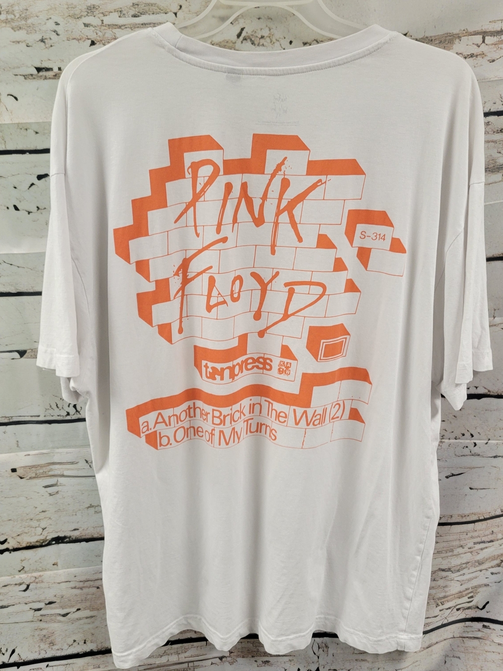Only & Sons Pink Floyd The Wall XXL T Shirt Graphic Rock Band Music